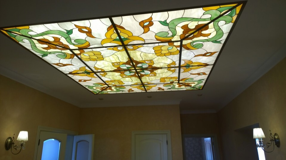 Заказать световой потолок с фотопечатью в г. Элиста